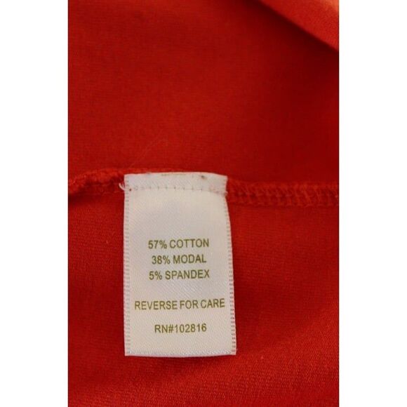 Garnet Hill Burnt Orange 3/4 Sleeve Medium Casual Dress Knit - Picture 7 of 11